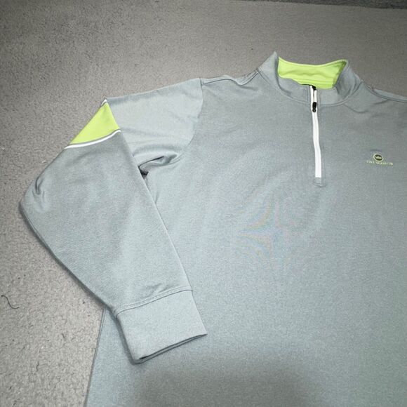 Footjoy Sweater Men Extra Large Gray Perform Zip Mid Layer French Terry Golf - Picture 14 of 16